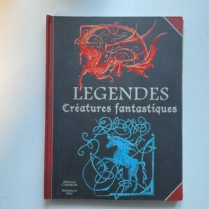 Légendes Créatures Fantastiques Book - Red and Blue Design